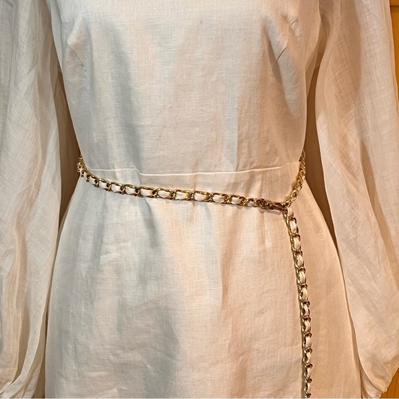 Zimmerman Rouleau Chain Mini Dress Sz-10 - Picture 5 of 16